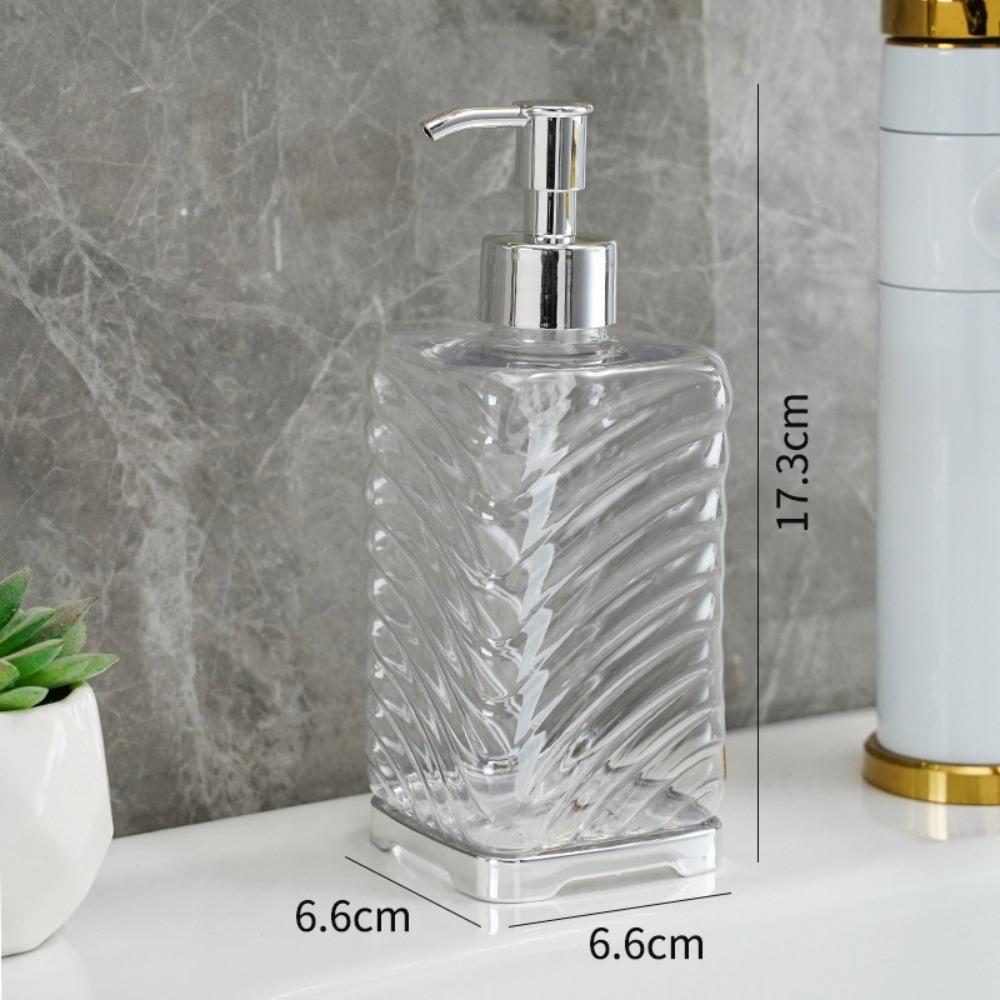 430ml Láhev na pleťové mléko Průhledná Tekuté mýdlo na ruce Luxusní Dávkovač mýdla Koupelna