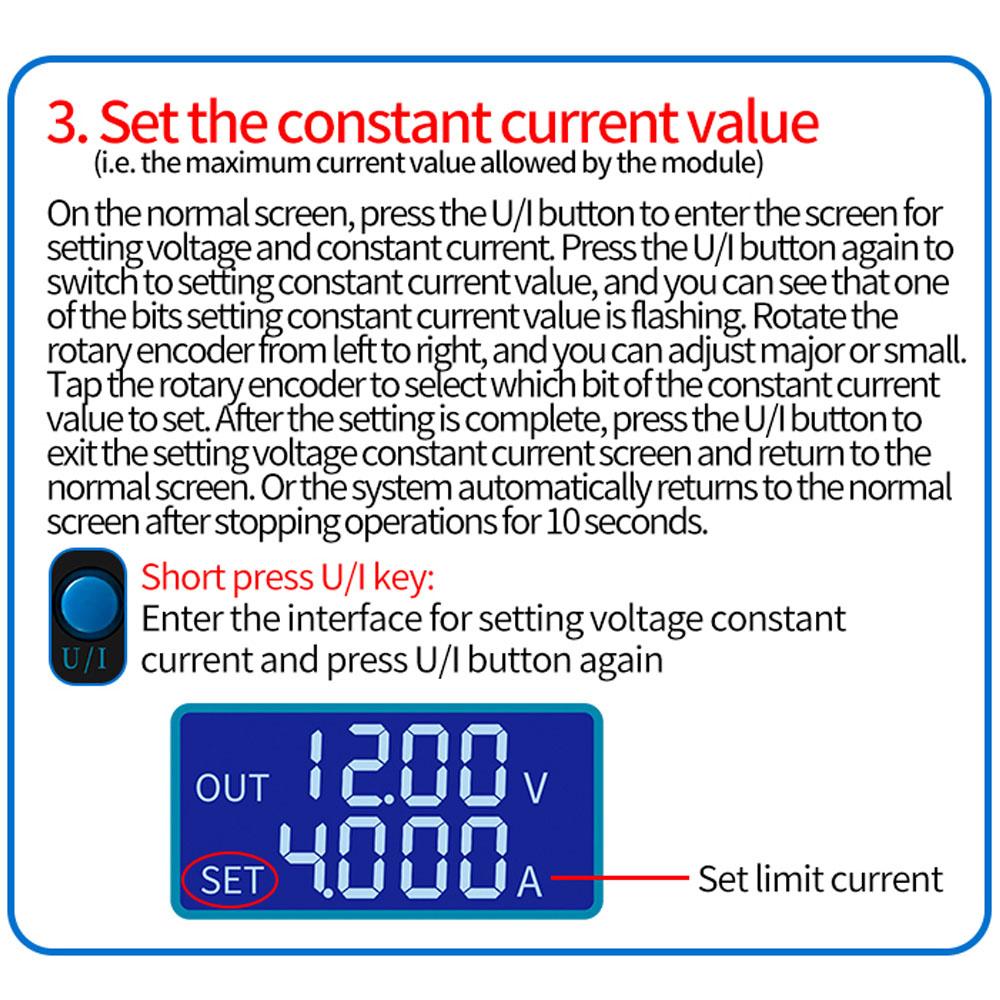 ZK-5KX Direct Current Voltage Auto-Lifting Module Constant Voltage and Constant Current Regulator