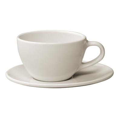 TOPO Cup Saucer 300ml White 26551 &