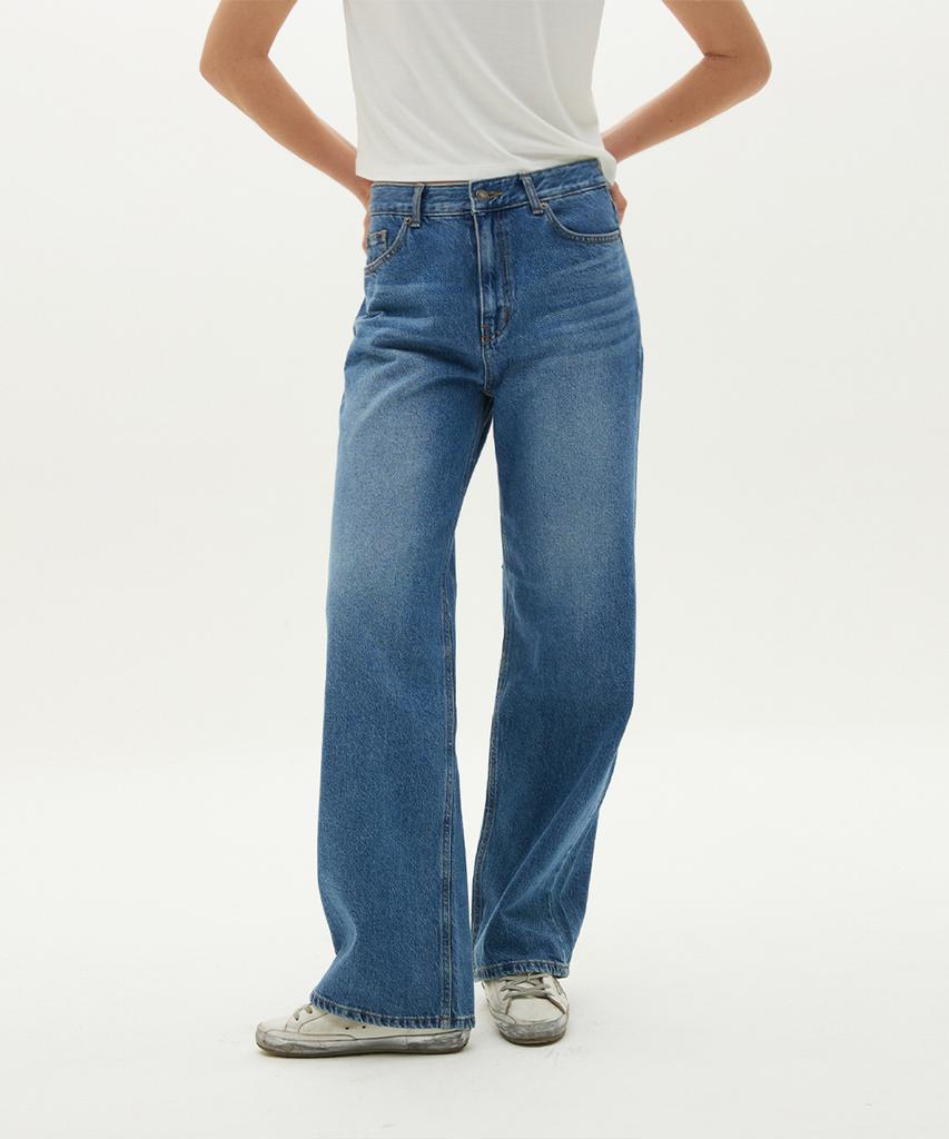 Meuameu Vintage Wide Denim Pants