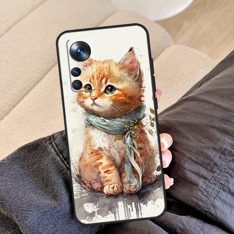 Kitted Cats Cute Case For POCO F5 X5 X3 Pro F4 X4 F3 C65 Cover For Xiaomi 13T Pro 11T 12T 14 12 13 Lite 12X