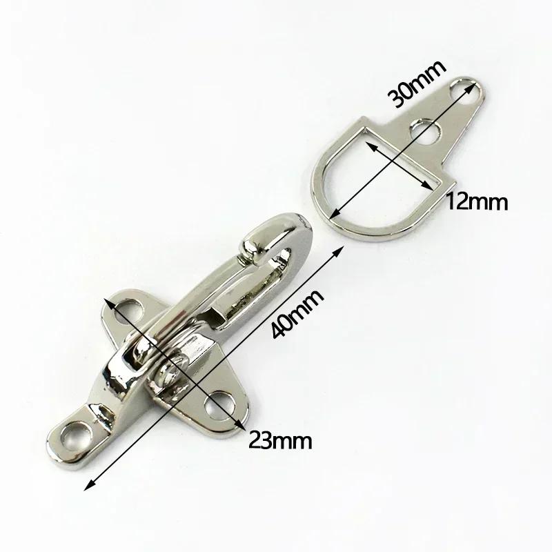 Meetee 4/5cm Metal Buckles Belt Connect Lobster Clasp Coat Waist Band Button Bag Decor Clip Buckle Garment Sewing Accessories