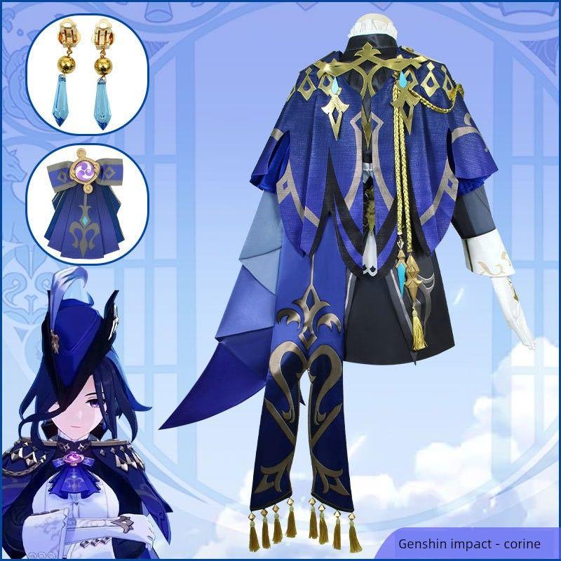 Genshin Impact Cosplay Costume Clorinde Game Replica Cosplay Anime Costume Cosplay Outfit