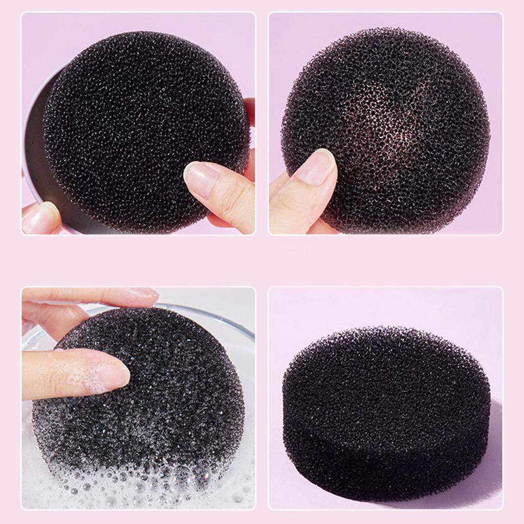 1PC Purple Makeup Brush Cleaning Box Quick Cleaning Sponge Brush No Clean Dry Cleaning Box Cleaning Excess Powder Cleaning Tool