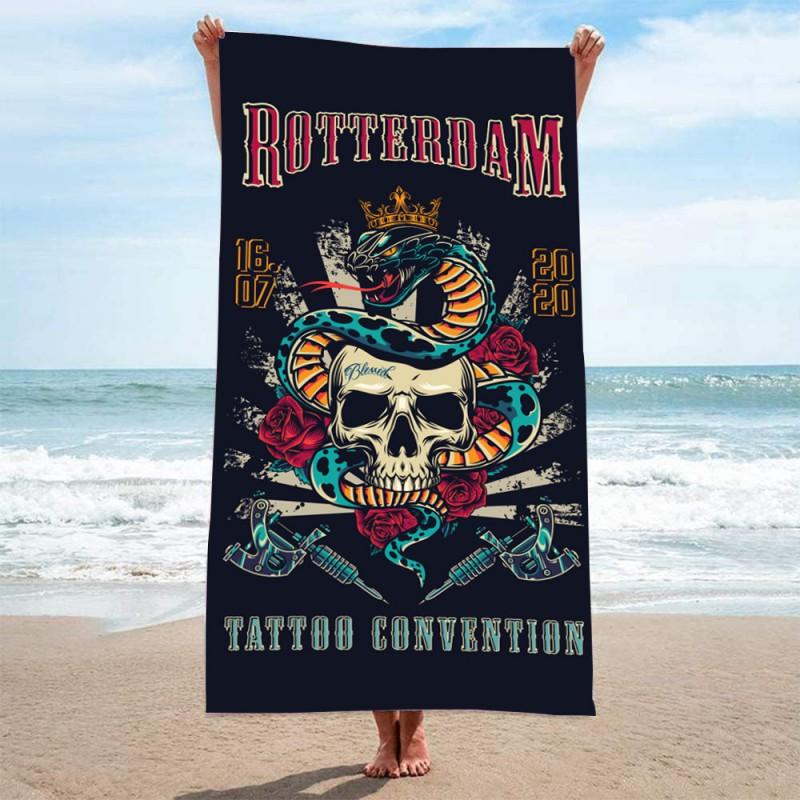 Ultra Absorbent Microfiber Beach Towel With Sea Turtle Print Quick Dry Large Size 70x140cm Pool Vacation Travel