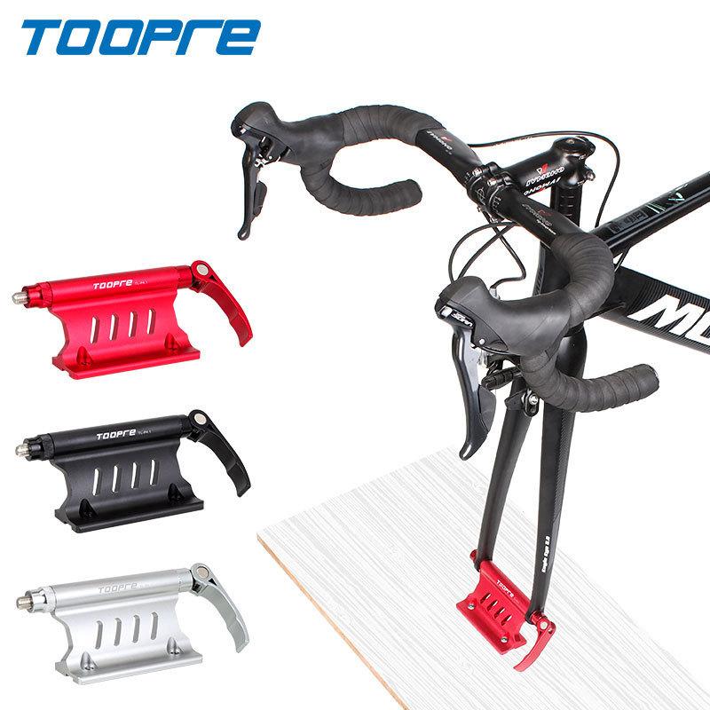 TOOPRE Bike Front Fork Quick Release Mount Bracket Car Roof Luggage Road Bike Carrier Rack SUV Car Parking Rack