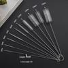 304 Stainless Steel & Nylon Straw Brush - Silicone Glass, Test Tube, Baby Bottle & Medical Cleaning Brush