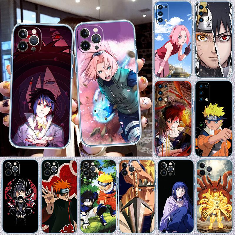 Cartoon Naruto Transparent Phone Case for Motorola Moto Edge 20 30 40 50 S30 Fusion Ultra Pro Neo Lite + G200 G23