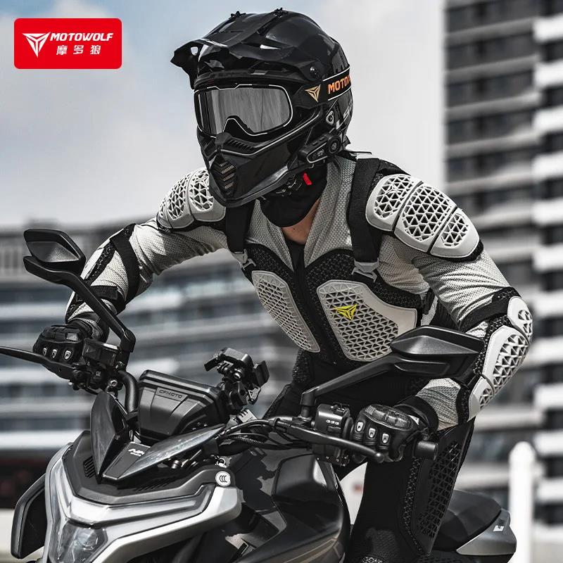 New Motocross Armor Anti-Fall Motorcycle Body Protection Motorcycle Chest Back Pants Protector Moto Equipment for Men Women