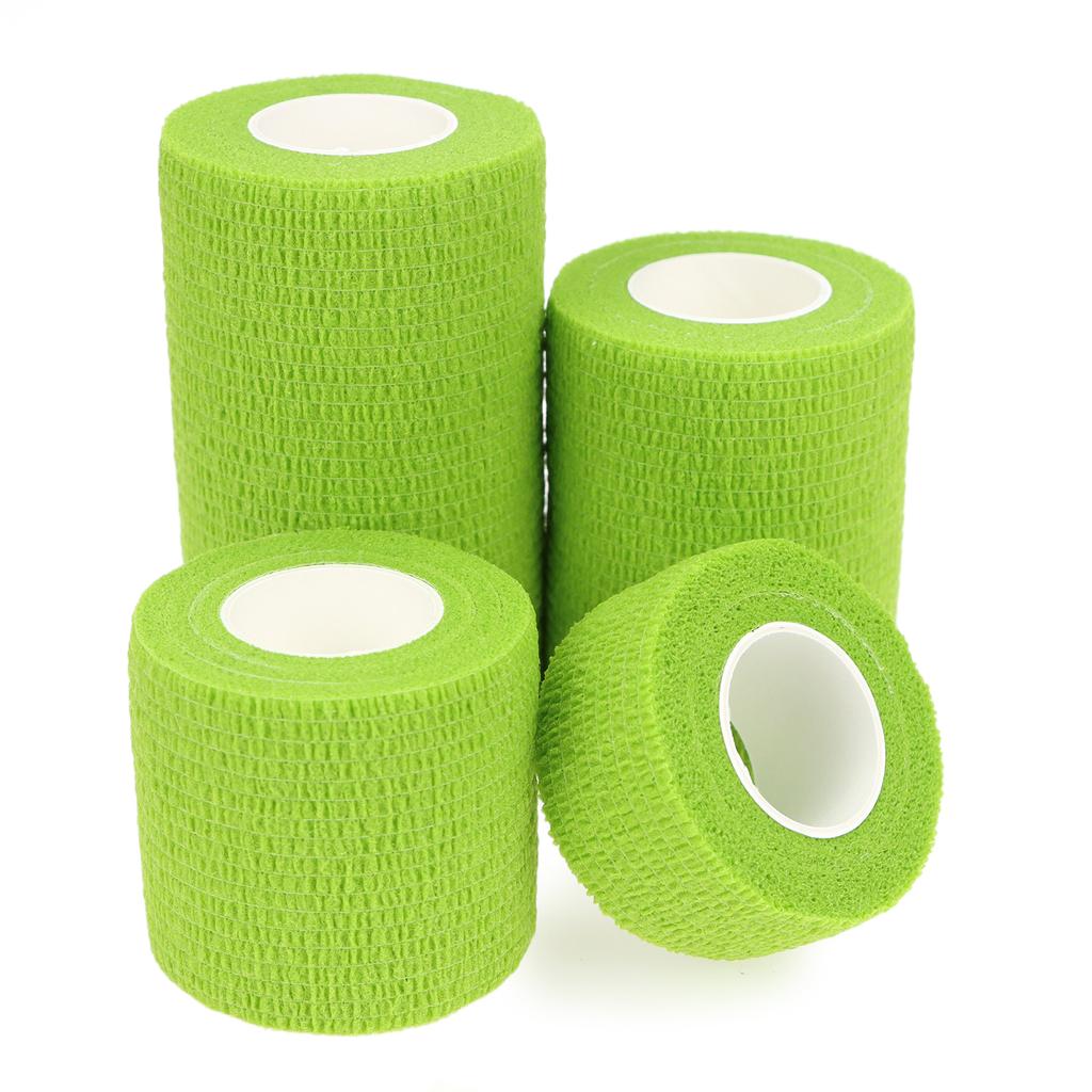 24 Pieces Elastic Bandage Tapes Athletic Tape Elastoplast Sports Recovery Strapping Gym Waterproof Muscle Relief Finger Ankle