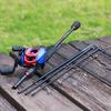Portable Travel Fishing Rod Reel Combos 5 Sections Fishing Pole 13+1BB  Baitcastiing Fishing Reel