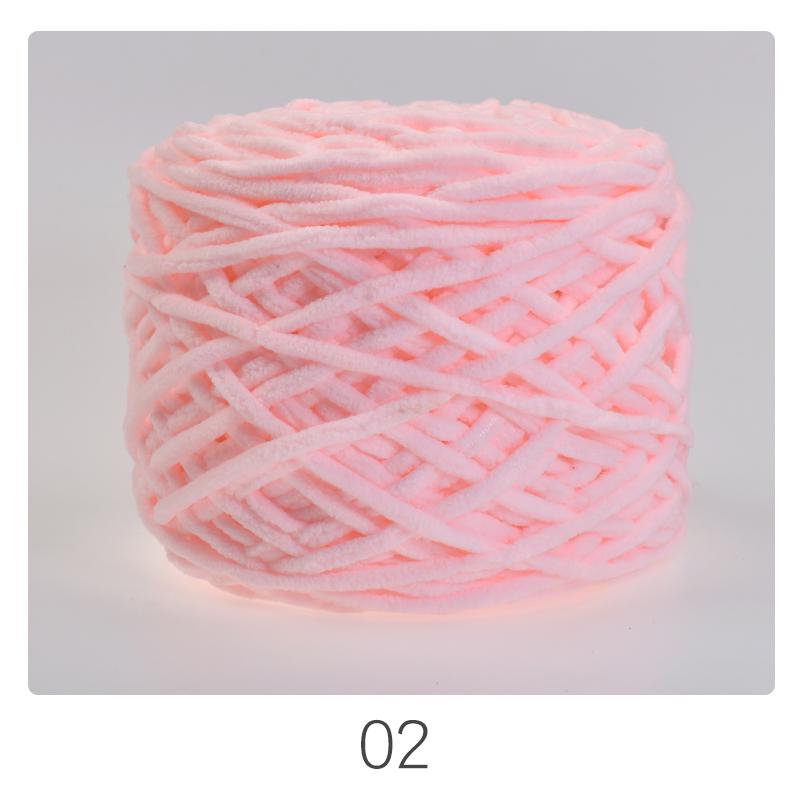Chunky Ice Silk Yarn for Hand-Knitting: Ideal for Sweaters, Scarves, Bags, Crochet Dolls, and Hooked Shoes