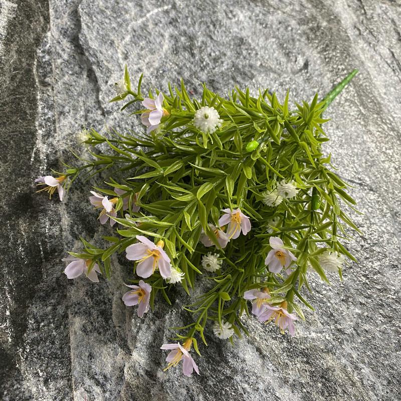 

Ветка Орхидеи 7 Шелковых Цветов Букет Для Свадебного Декора Домашнее Украшение Стола светло-фиолетовый