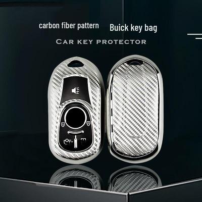 Buick Kohlefasertextur TPU Autoschlüsselhülle
