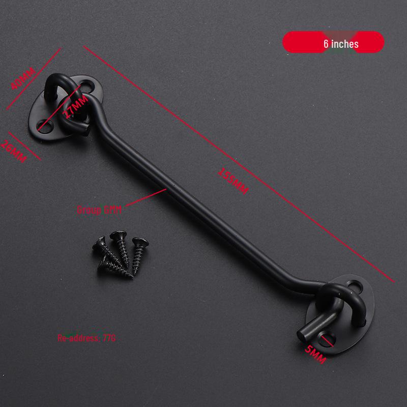 Wooden Window Windproof Stainless Steel Hook for Sliding Doors