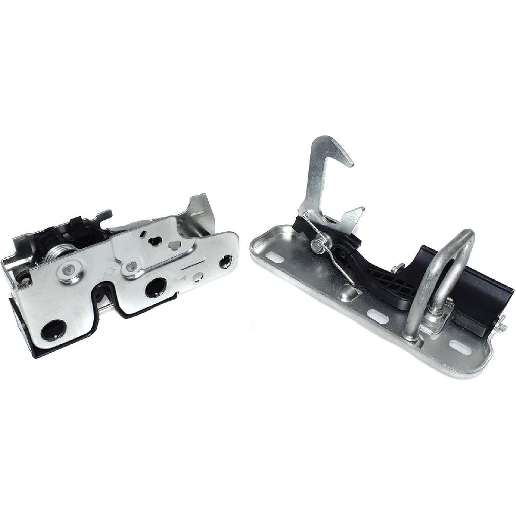 Upper & Lower Front Engine Hood Lid Latch Lock Set For VW Jetta Rabbit Golf MK5