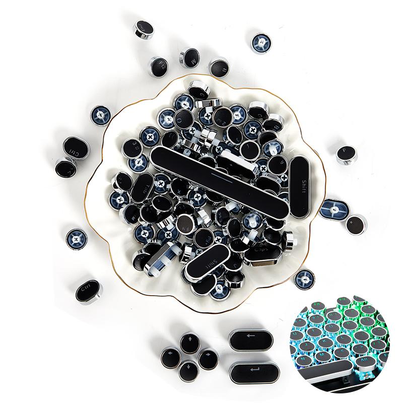 

104 клавиши Ретро круглые колпачки для ключей Double S Diy Keycap с подсветкой Механическая клавиатура