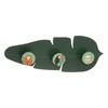 Leaf-Shaped Wall Hanger For A Child's Room, Jungle Motif