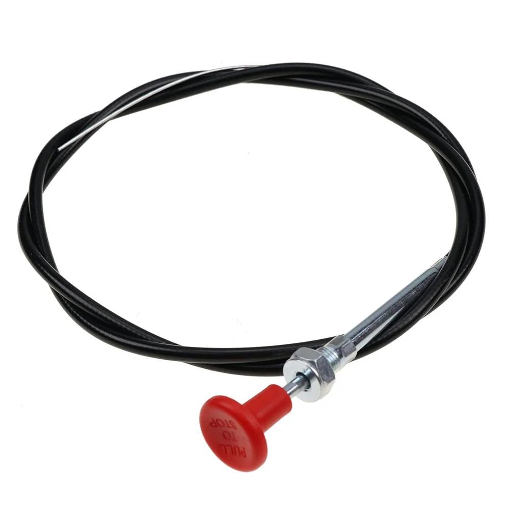 High-Quality Fuel Stop Cable E5NN9C331EA For Ford Tractors Control Bonnet Throttle Engine Fuel For Wire Parts Garden