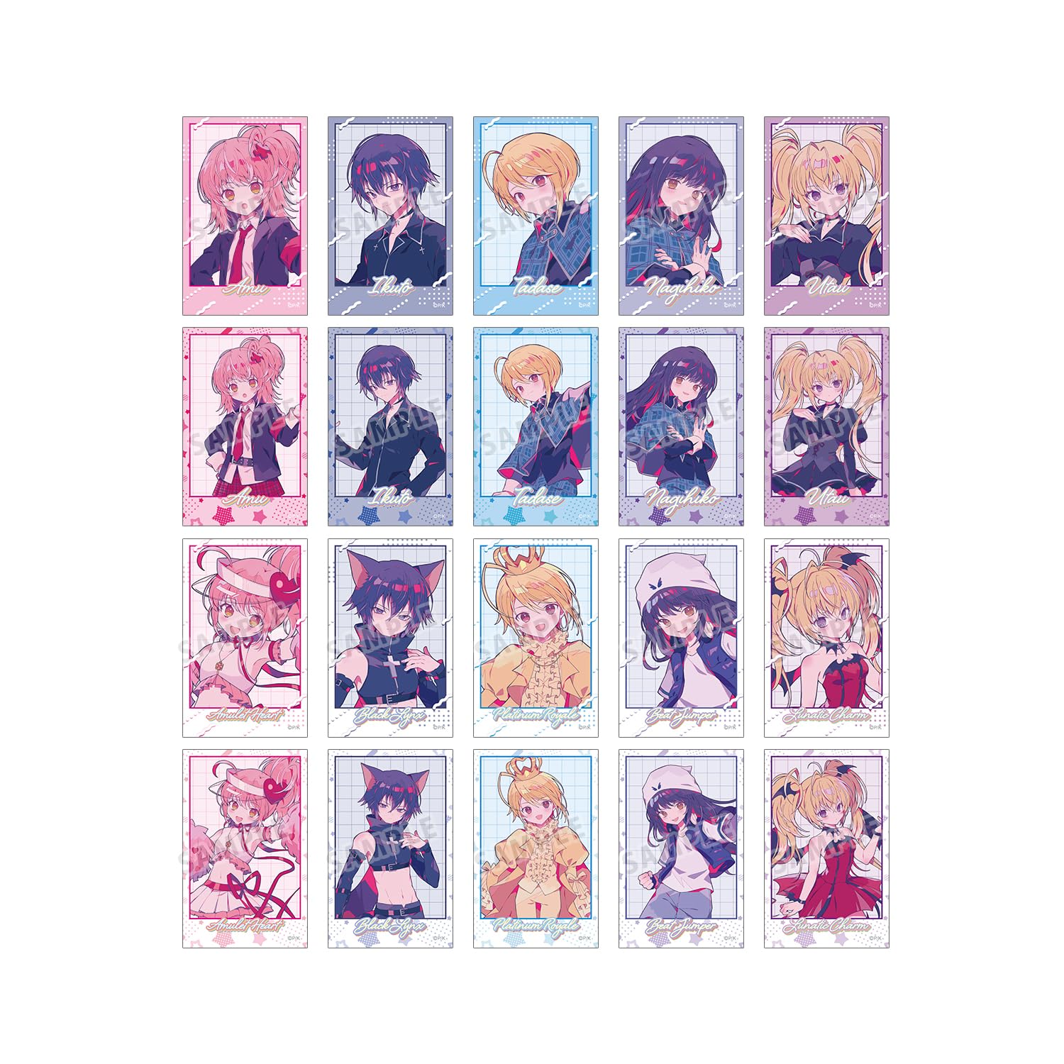 Shugo Chara Yumenouchi Иллюстрация Униформа Версия персонажа. Коробка с 20 торговыми иллюстрационными карточками