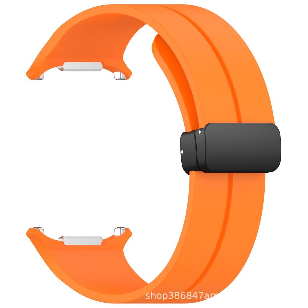 Samsung Galaxy Watch7 Ultra Silicone 47MM Grooved Magnetic Buckle Wristband