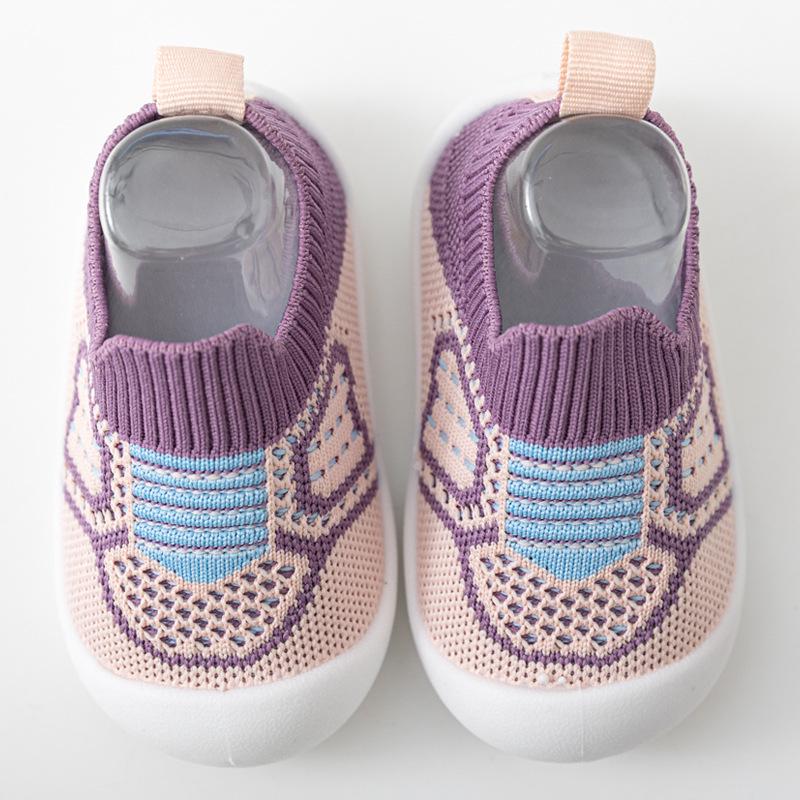 Soft Sole Non-Slip Breathable Sock Shoes for Baby Toddlers - Slip-On Design for Boys & Girls, Perfect for Spring & Summer
