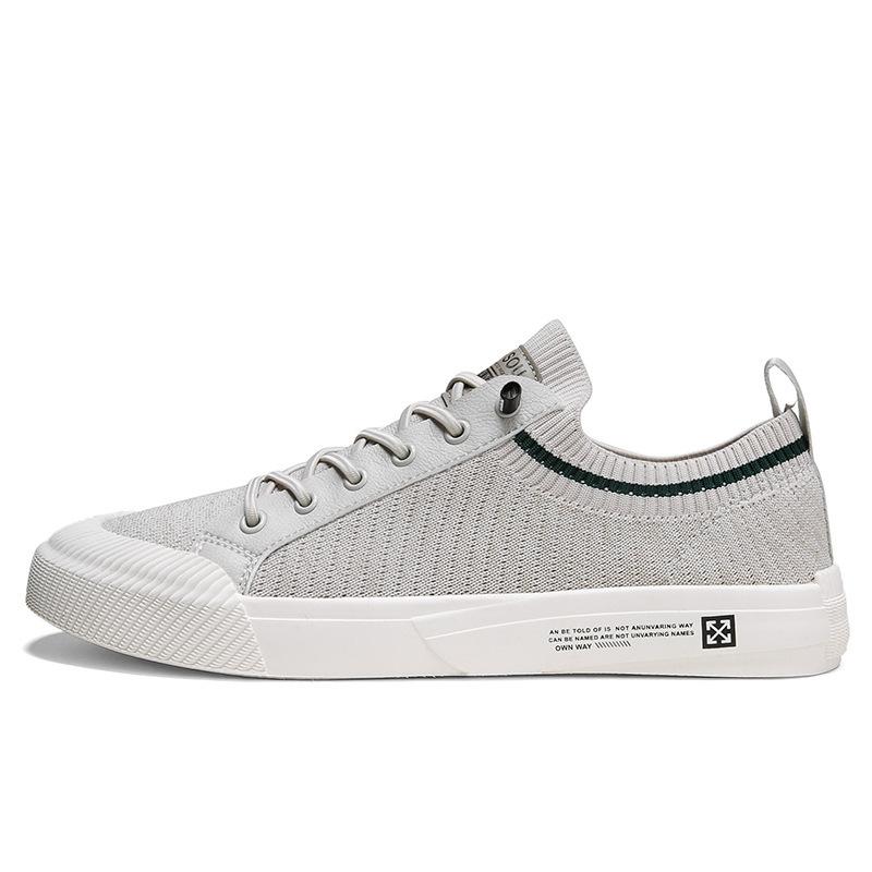 Summer Men's Shoes Fly-woven Breathable Men's Casual Sports Shoes Sports Board Shoes Men's Single Shoes One Piece Wholesale Hair