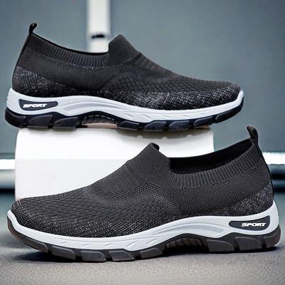 Fashion New Men's Dad Knitted Casual Shoes for Spring/Summer 2025, Lightweight, Soft Soled, Breathable Mesh Shoes Sneakers for Men