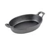 ZISIZ Oval Cast Iron Frying Pan