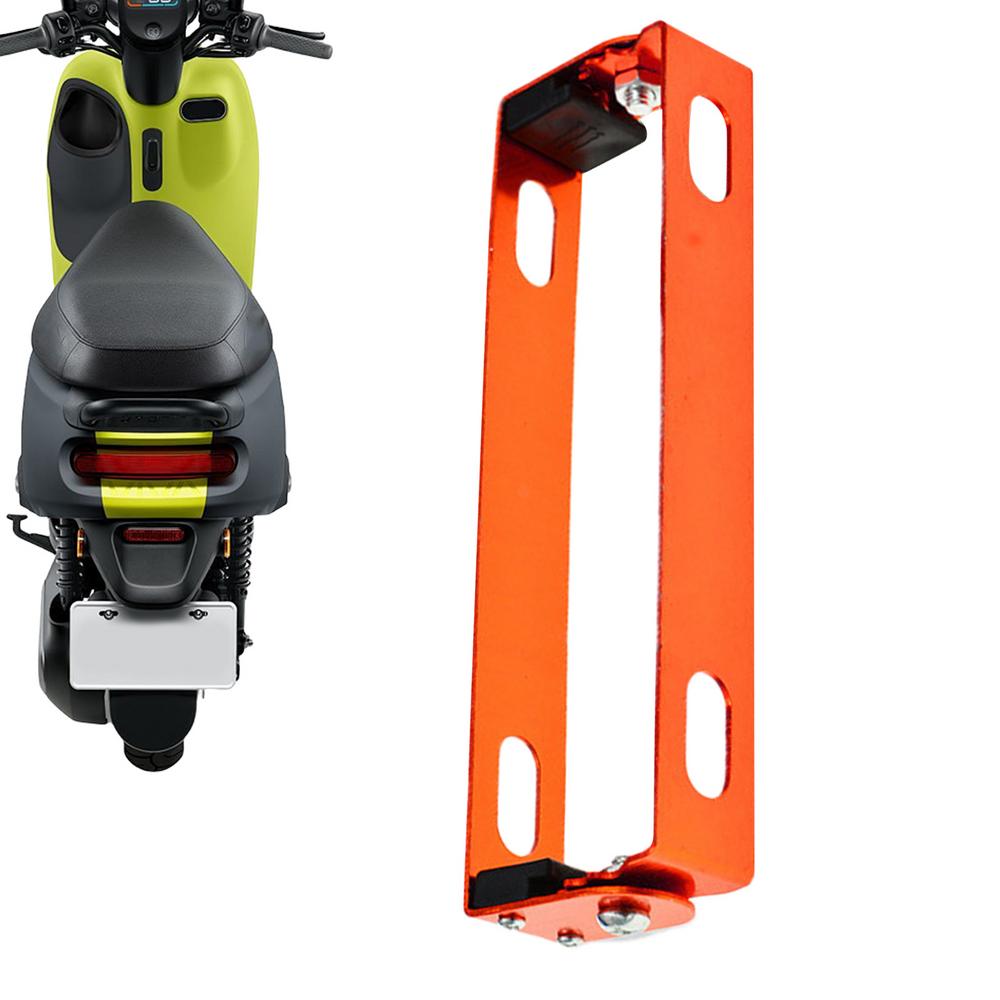 Adjustable Motorcycle License Plate Holder Aluminum Alloy Adjustable Motorcycle Car License Plate Frame Rear Bracket Mount