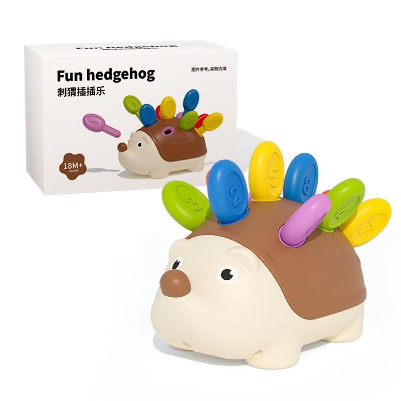 Non-Toxic Sensory Hedgehog Crab Toys Toddler Montessori Fine Motor Toys Baby Preschooler Educational Learning For Early Education Age