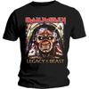 Iron Maiden 'Legacy Aces' Black T Shirt - NEW Unisex T-Shirt
