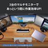 j5create USB-C Triple Display Docking Station with Power Delivery and 100W Power Supply [3 USB 3.0 Ports (1 2.4A Fast Charging Port), 1 USB-C 3.1