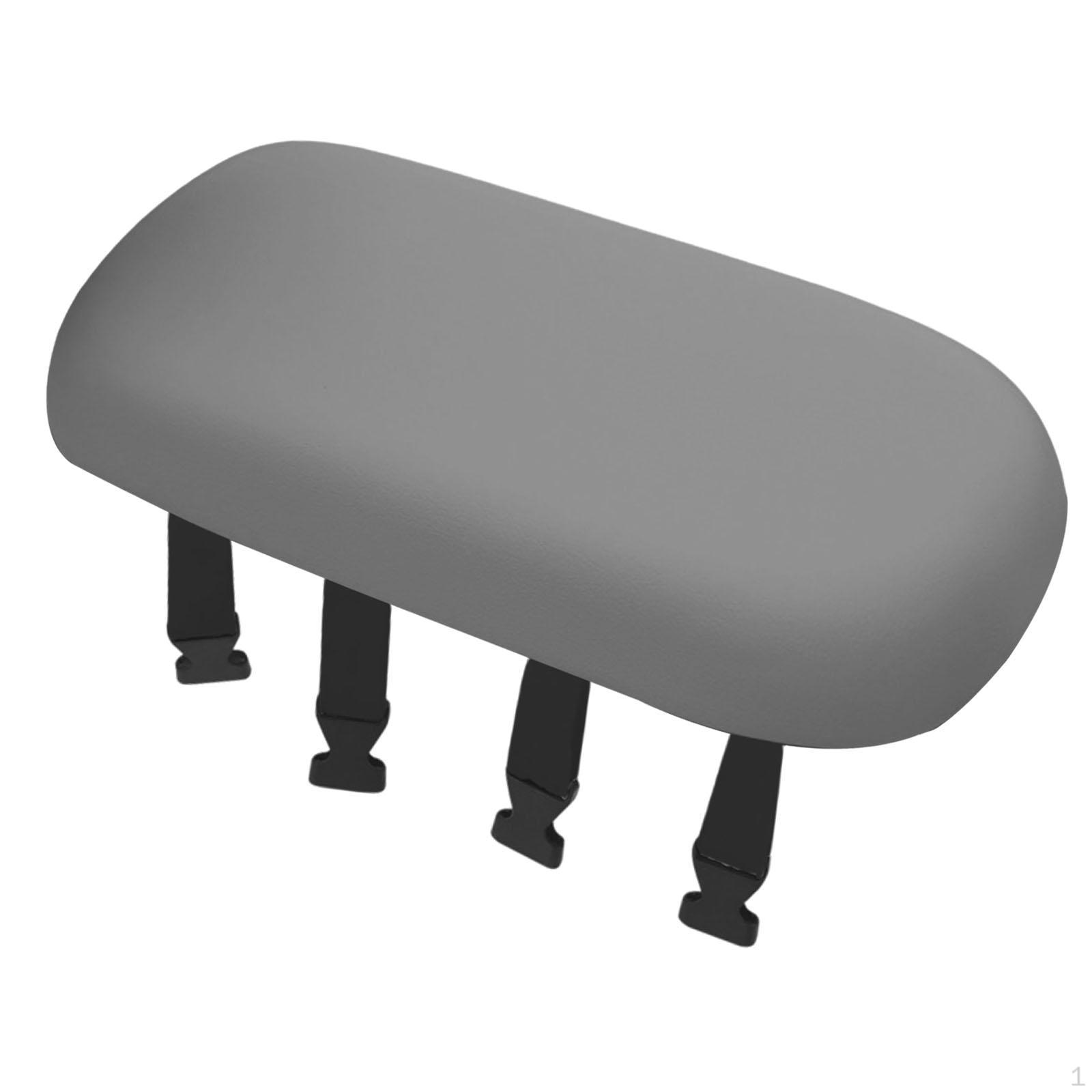 

E Rear Seat Cushion 13x6.3x2 Inches with 4 Secure Straps Accessories Sunproof Waterproof Pad PU серый