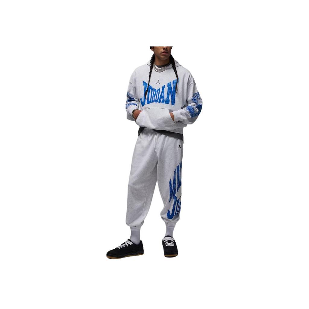 Jordan Brooklyn Letter Logo Loose Fit Long Sleeve Hoodie Men hoodies HV0093-051