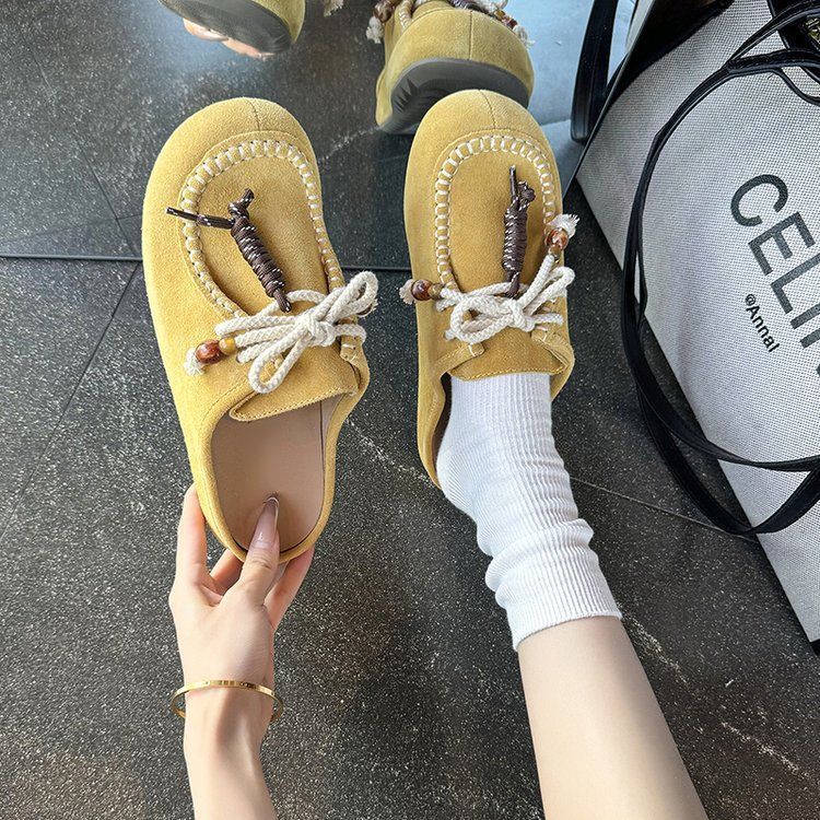 Large Size Women's Shoes with Soft Soles Are Not Tired, Single Shoes with Wide Feet and Fat Spring and Autumn 2025 New Models Are Absolutely Perfec