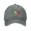 Custom Punk Katoen Ajax Bobs Baseballpet Mannen Vrouwen Verstelbaar Drie Kleine Vogels Papa Hoed Sport