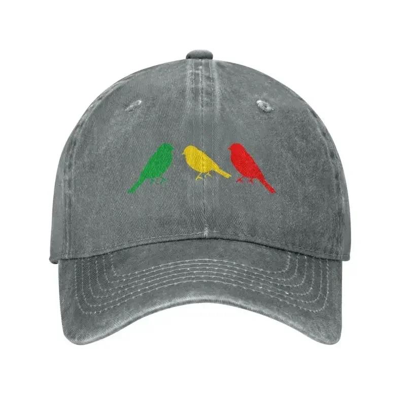 Custom Punk Katoen Ajax Bobs Baseballpet Mannen Vrouwen Verstelbaar Drie Kleine Vogels Papa Hoed Sport