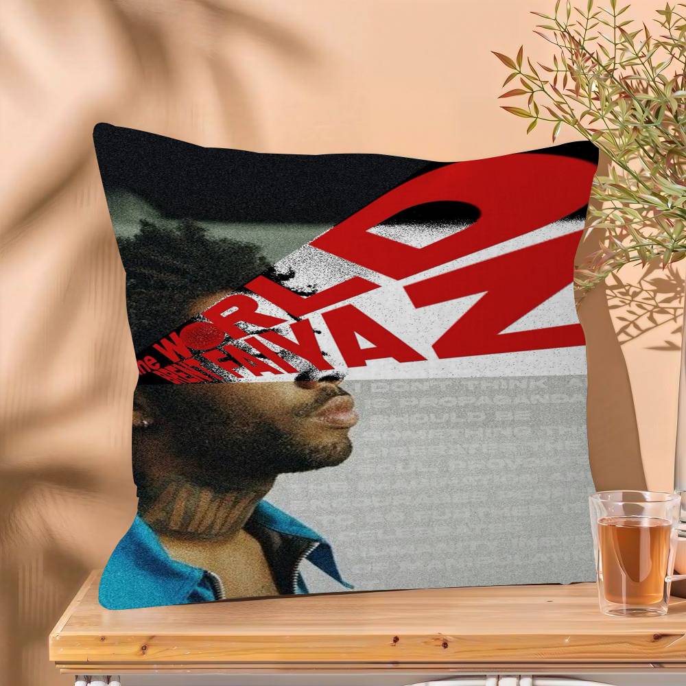 

PC Brent Faiyaz Wasteland Music Cushion Cover Car Throw Pillow Case For Sofa Car Christmas Gift 30x30 cm