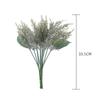 2 PCS Artificial Branches Faux Greenery Stems Plastic Sprigs Fake Foliage Picks for Christmas DIY Crafts Wreath Making Supplies Home Decorations