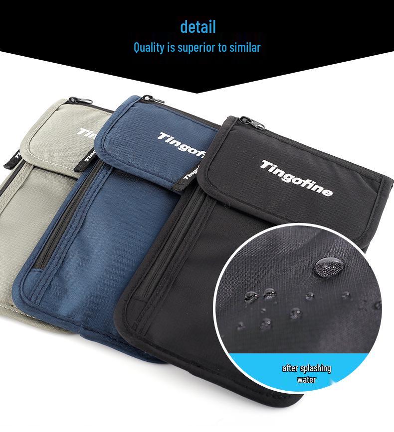 Tianxiu RFID Neck Passport Holder & Anti-theft Travel Pouch
