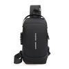 Men Anti Theft Chest Bag Shoulder Bags USB Charging Crossbody Package School Short Trip Messengers Bags Men's Oxford Sling Pack