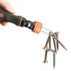 40pcs Versatile Magnetic Ratchet Screwdriver Set Compact Stubby Screwdriver with Bits Adjustable Rotations Screwdriver