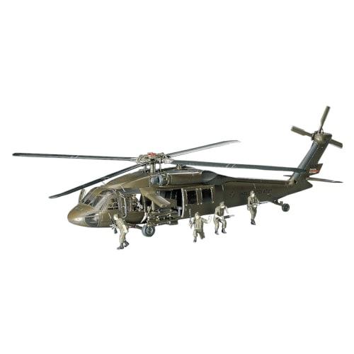 

Пластиковая модель вертолета армии США UH-60A Black Hawk масштаба 1/72 от Hasegawa D3