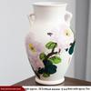 Hand-painted Peony Ceramic Vase for Hydroponic Flower Arrangement