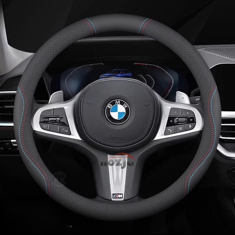 Leder Auto Lenkradabdeckung für BMW F20 G30 E91 E92 X3 G01 F40 X5 F15 F32 E70 F22 E93 G31 G05 F48 E83 Innenraumzubehör