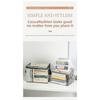 Student load book organisation double side portable household large capacity textbook book storage box