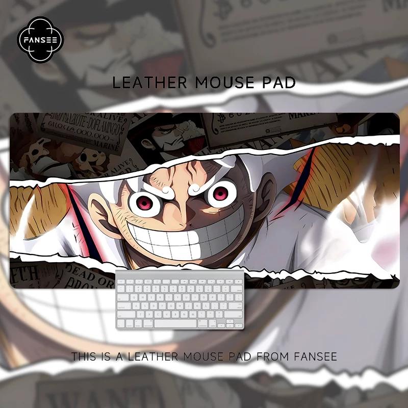 

Новая анимация ONE PIECE Манки Д. Кожаный коврик для мыши Луффи Большой Анимация Двумерный Общежитие Компьютерный стол Мультяшный Водонепроницаемый Нескользящий коврик 60x30cm