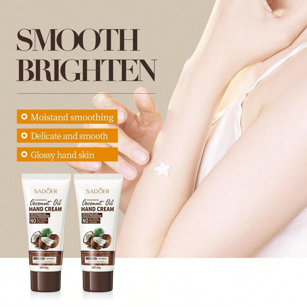 1/2PC60g Coconut Hand Cream, Moisturizing Cream, Moisturizing And Moisturizing, Anti Cracking, Peeli