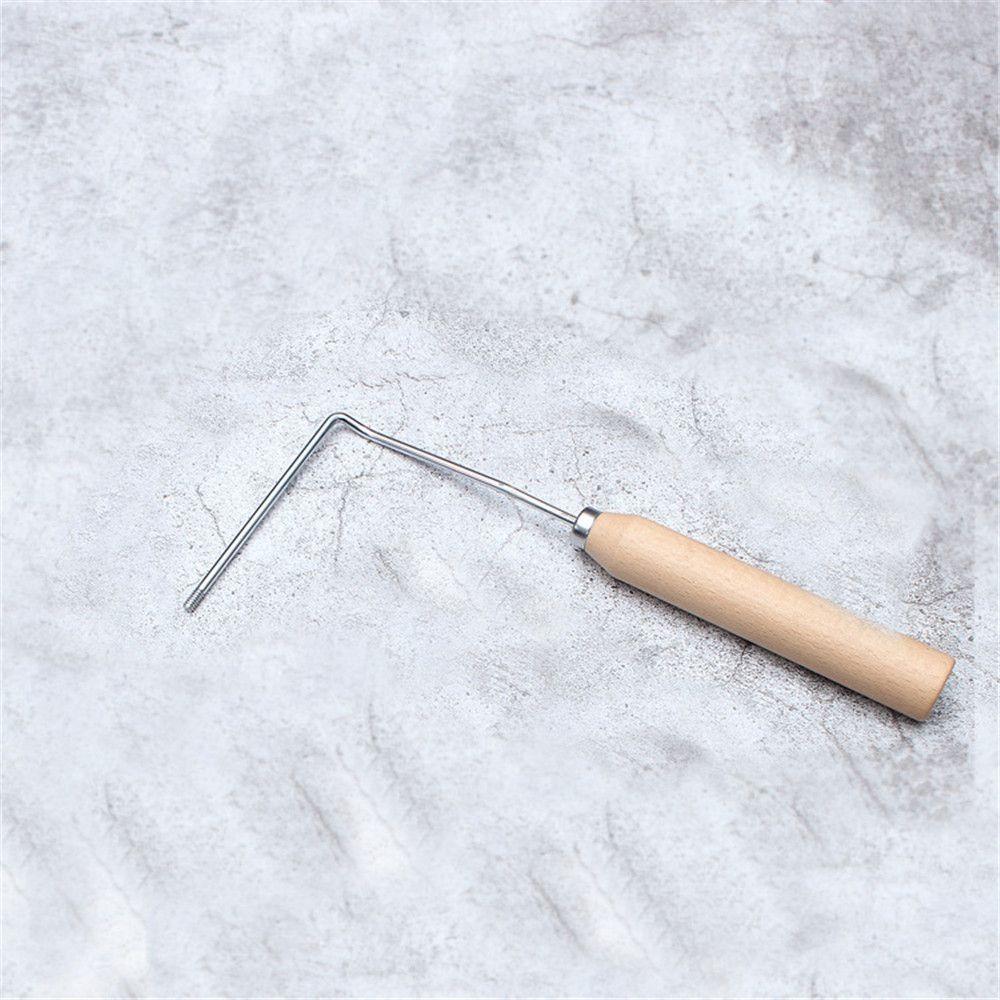 Handle Aluminum Timbale Molds Bunuelos Mold Cookie Bake Mold Swedish Rosette Iron MakerWaffle